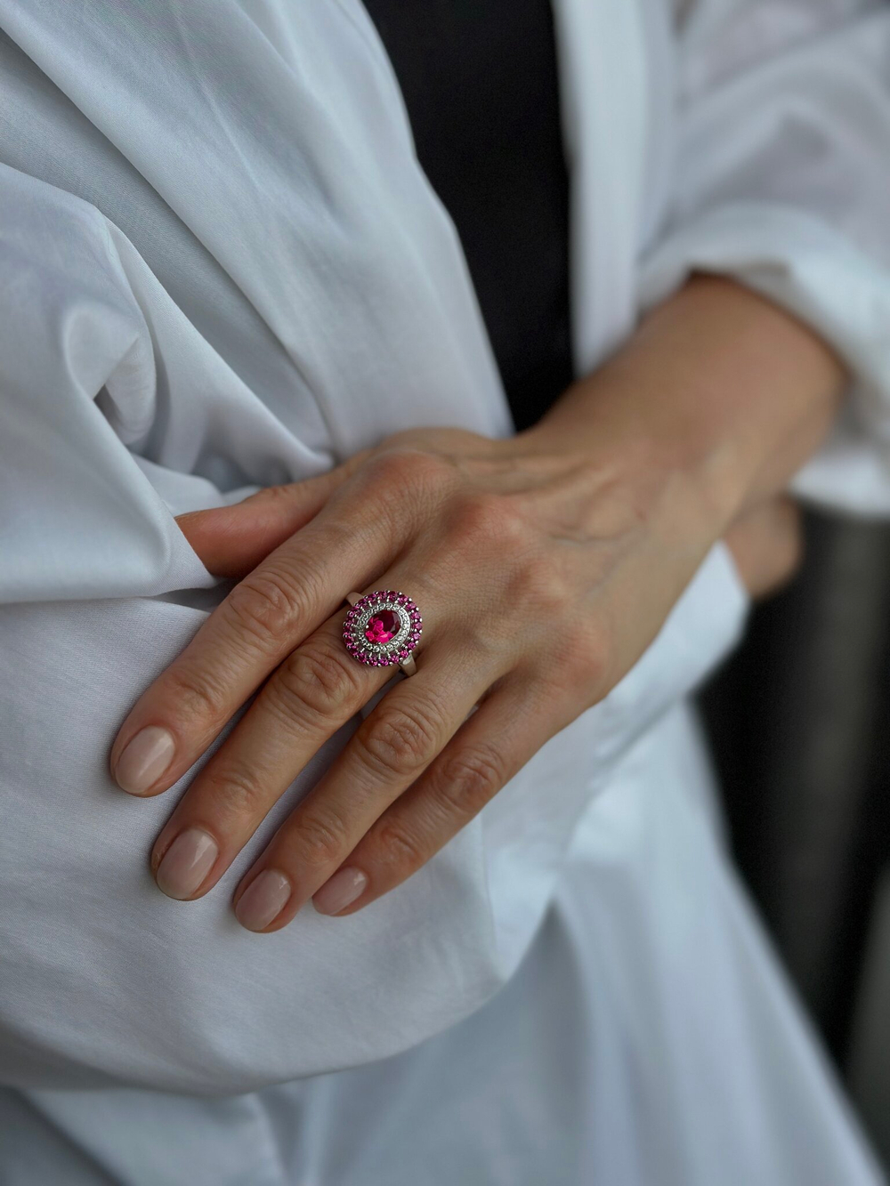 Кольцо 84010023 серебро 925° размер 19,5