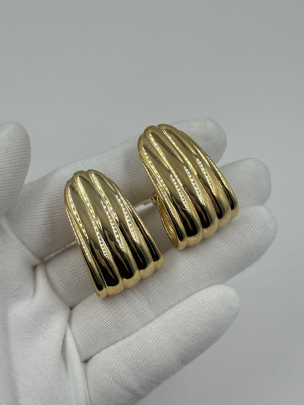 Крупные клипсы полукольца