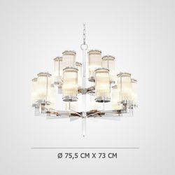 Подвесная Люстра Сilindery Silver D75 By Imperiumloft