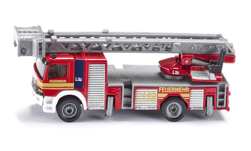 Модель пожарной машины Siku с лестницей, 1:87