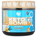 BPI Sports, Keto Bomb, кетогенные сливки для кофе, латте с французской ванилью, 468 г (1 фунт 0,5 унции)