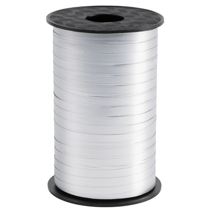 Лента полипропиленовая (0,5 см*250 м) Серебро, Матовый металл, 1 шт.