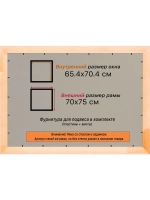 Рамка для постера и фотографий 65x70