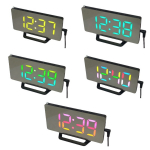 Часы зеркальные LED MIRROR DS-3625S RGB свечение