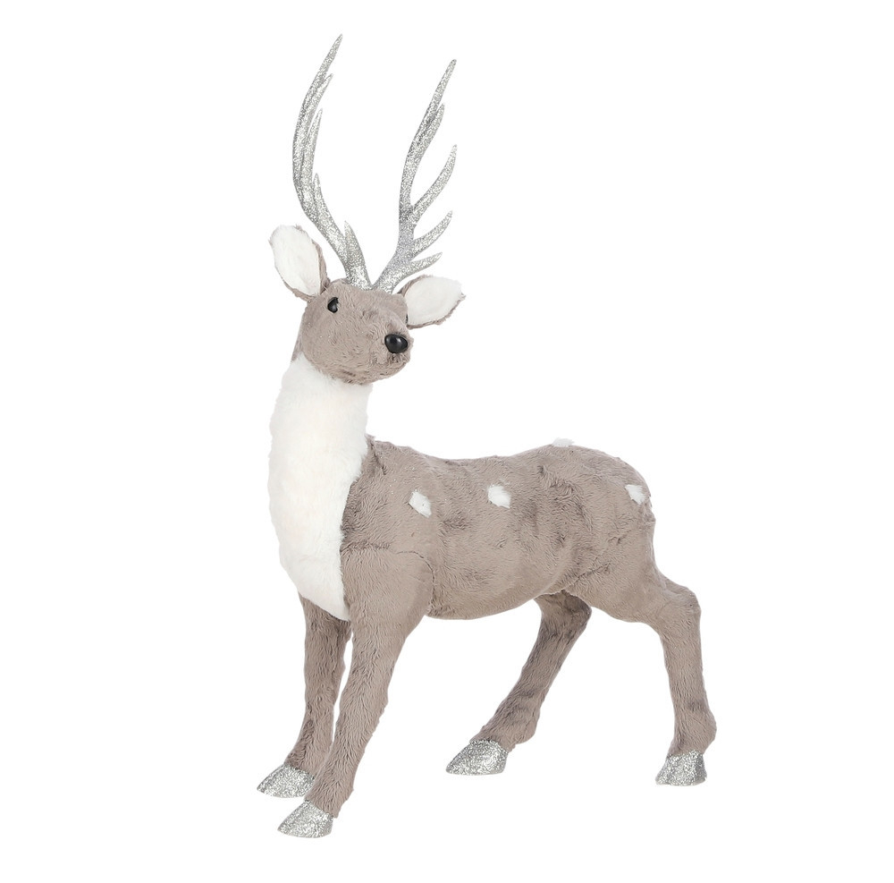Олень 40х17х53см House of Seasons серый