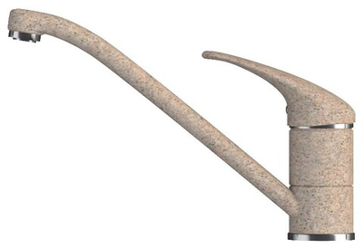 Смеситель НИЗКИЙ КРАН ЭКО песочный №302, бежевый