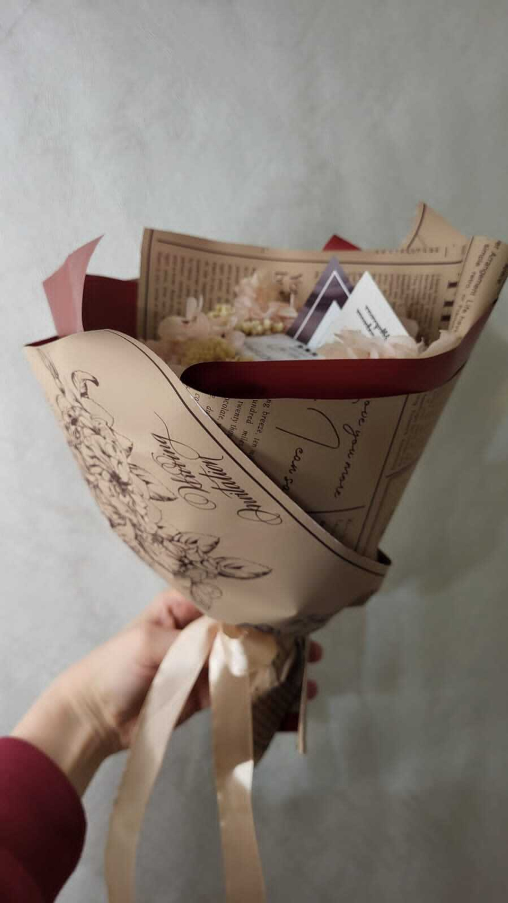 Монобукет с каркасом