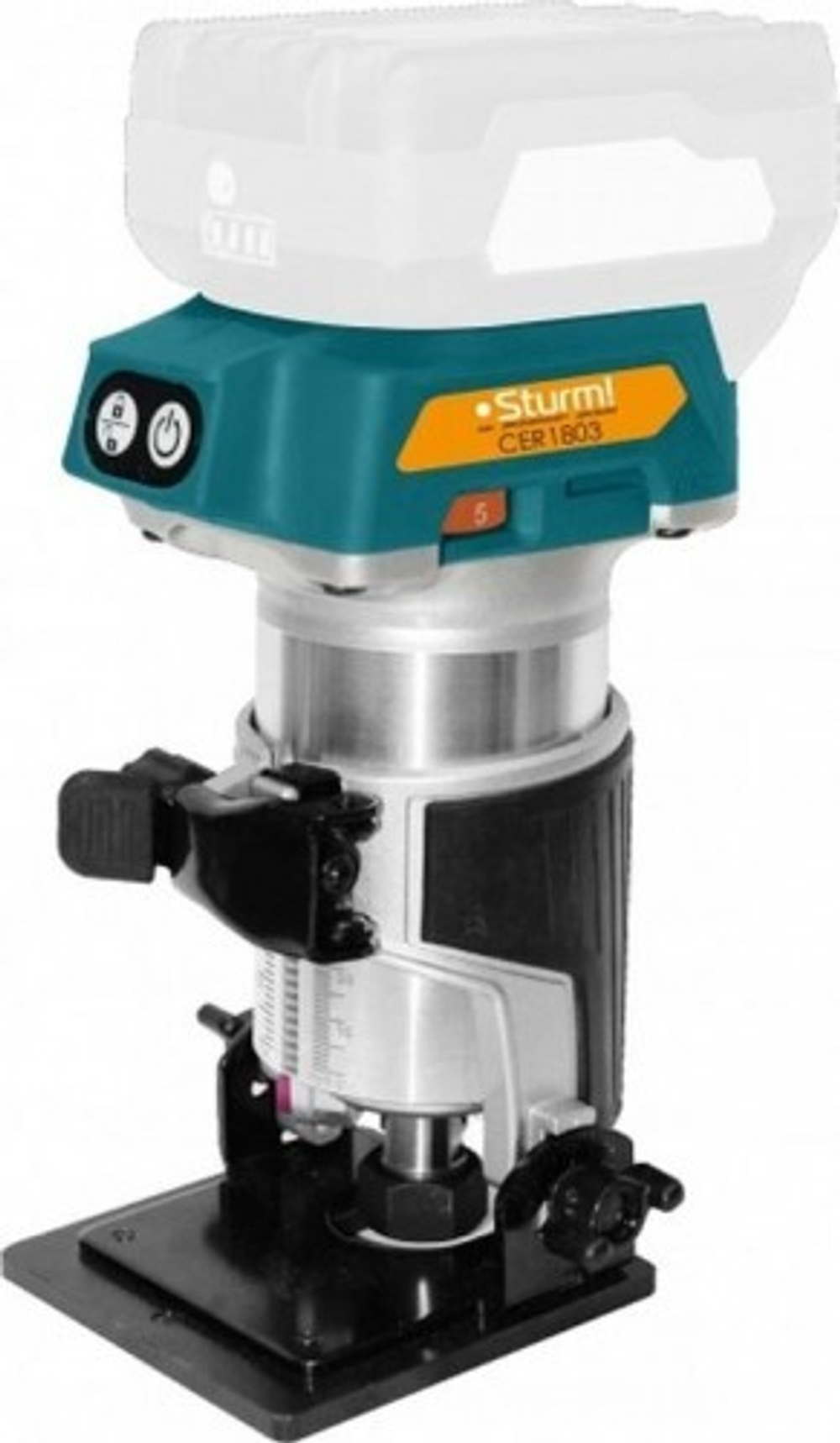 Фрезер аккумуляторный Sturm CER1803 3 основания, сумка, без АКБ и ЗУ