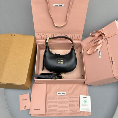 Leather Hobo Bag 17 cm