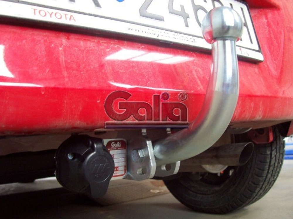 Фаркоп оцинкованный Galia T057A для Toyota Yaris 2005-2014(паспорт и сертификат в комплекте)(без электрики)
