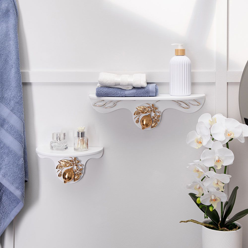 Полочка Лайм средняя Айс Голд