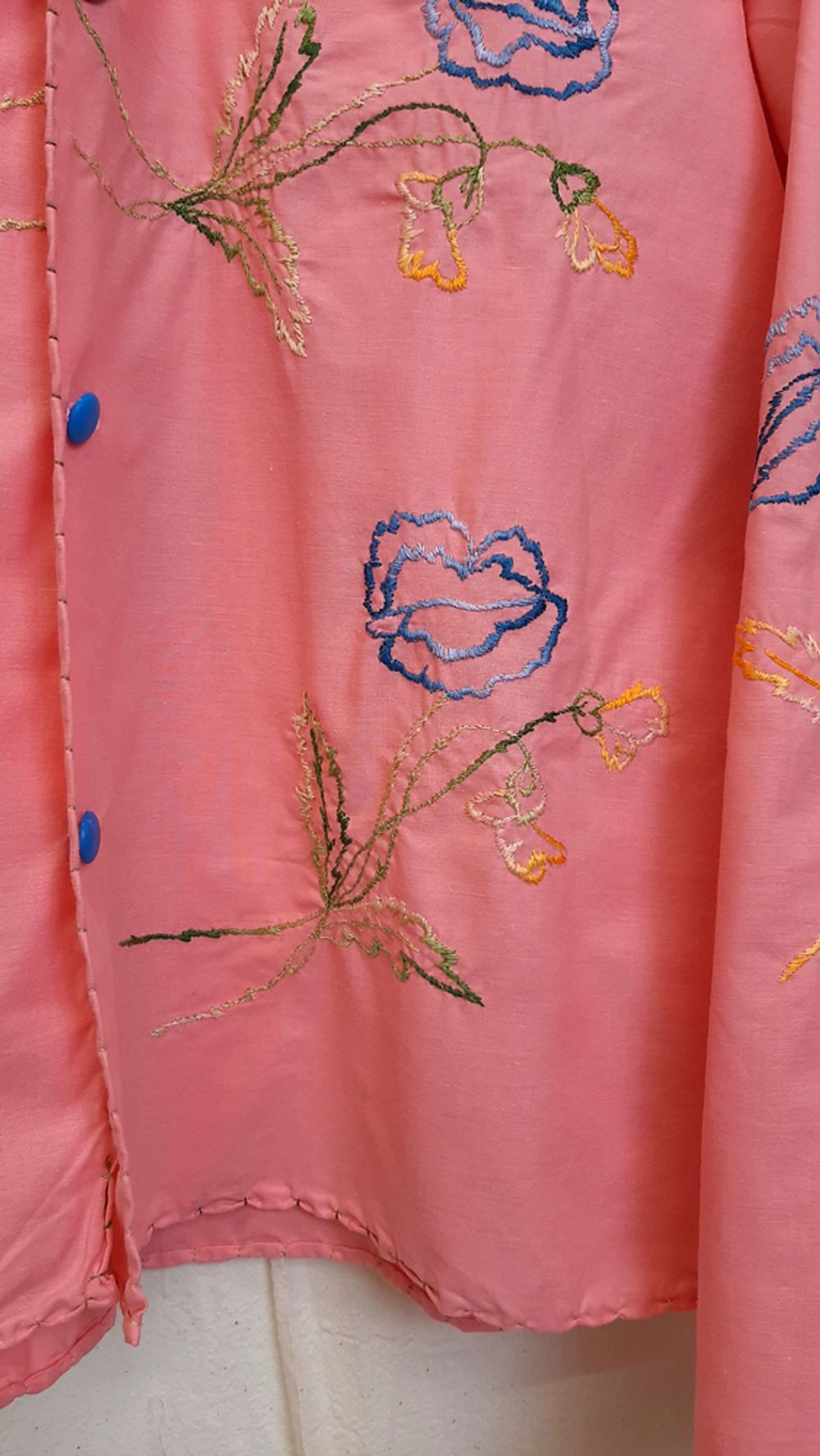 Рубашка Soeurs с Цветами/Bright Pink Long Sleeve Shirt ярко-розовая