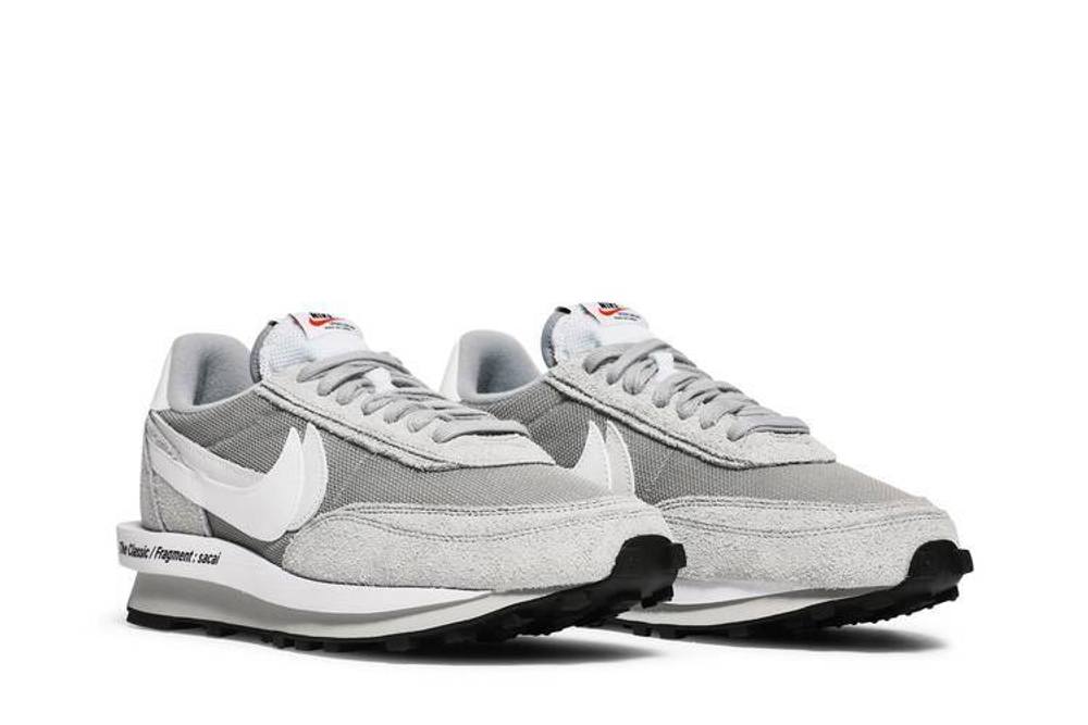 Кроссовки Fragment Design X Sacai X Nike Ldwaffle "Light Smoke Grey"