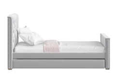 Кровать подростковая Elit soft (серый)