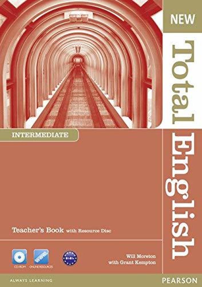 New Total English Int книга для учителя (TB + Teacher&#39;s Resource CD)