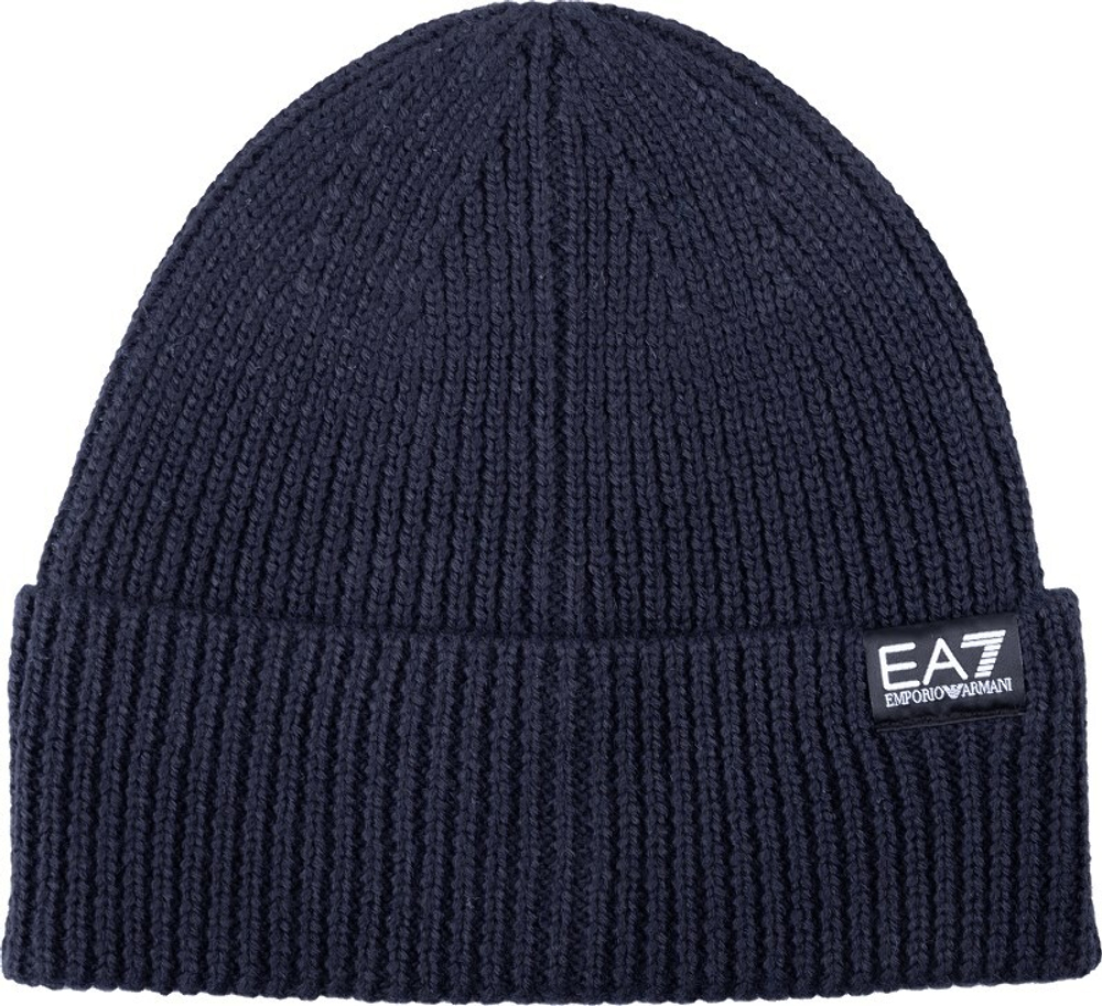 Шапка зимняя EA7 Moutain Core Beanie - Blue