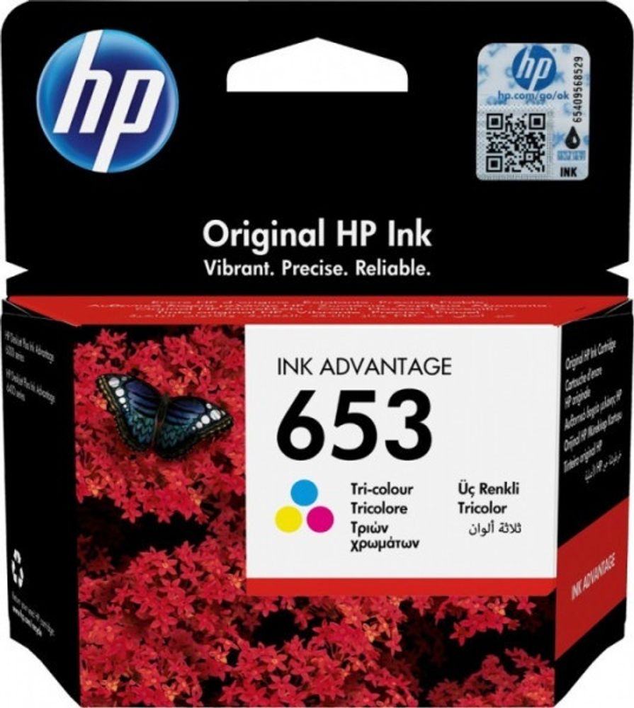 Картриджи HP 3YM74AE DESK JET №653 TRI-COLOUR многоцветный