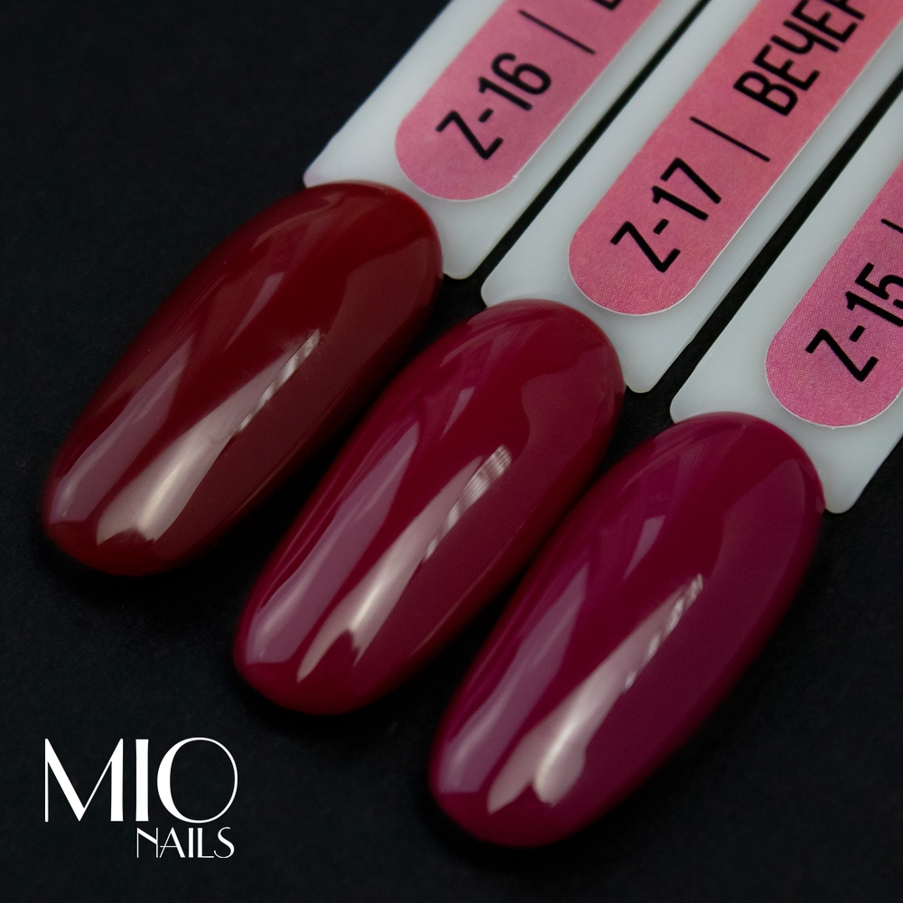 Гель-лак MIO NAILS Z-16. Бургундское вино, 8мл.