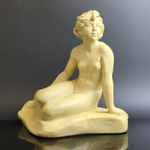 Статуэтка Купальщица . Кунгур артель. Гипс. СССР 1960 год.