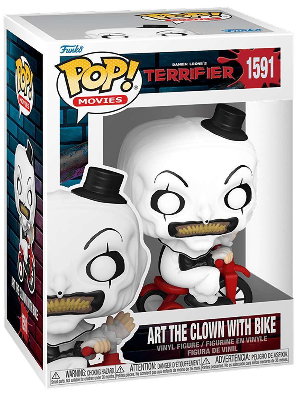 Фигурка Funko POP! Movies Terrifier Art the Clown with Bike (1591) 80706