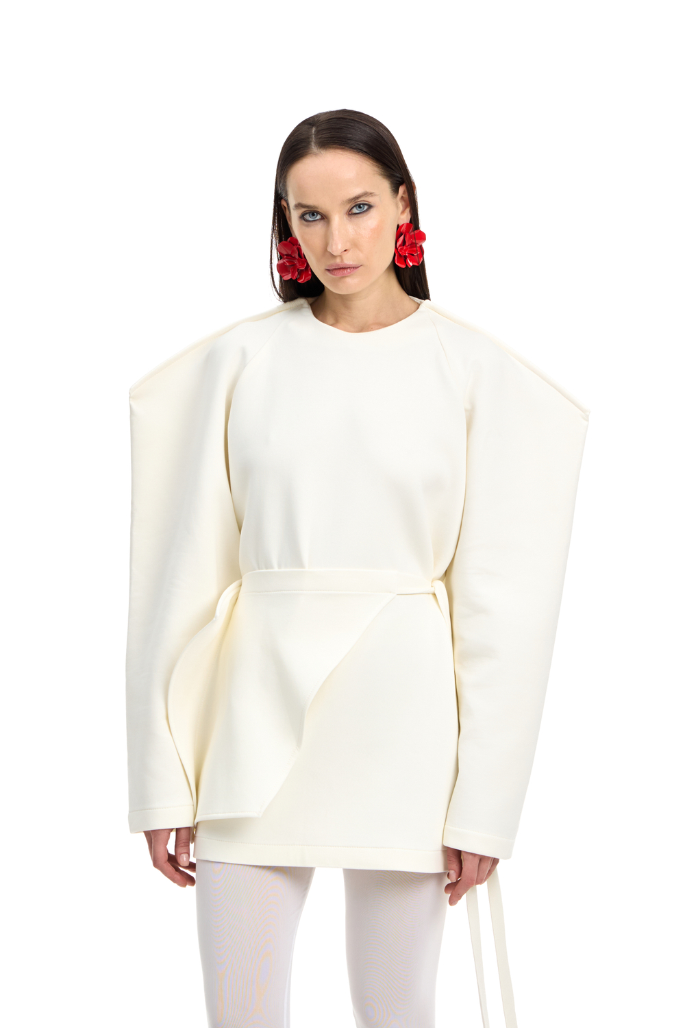 Свитшот с баской BAD GIRL Milk