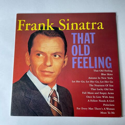 Винтажная виниловая пластинка LP Frank Sinatra That Old Feeling (Япония 1979) (Без Оби)