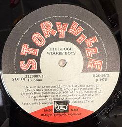 Виниловая пластинка The Boogie Woogie Boys – The Boogie Woogie Boys LP