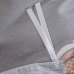 Комплект постельного белья Делюкс Сатин 100% хлопок на резинке LR626