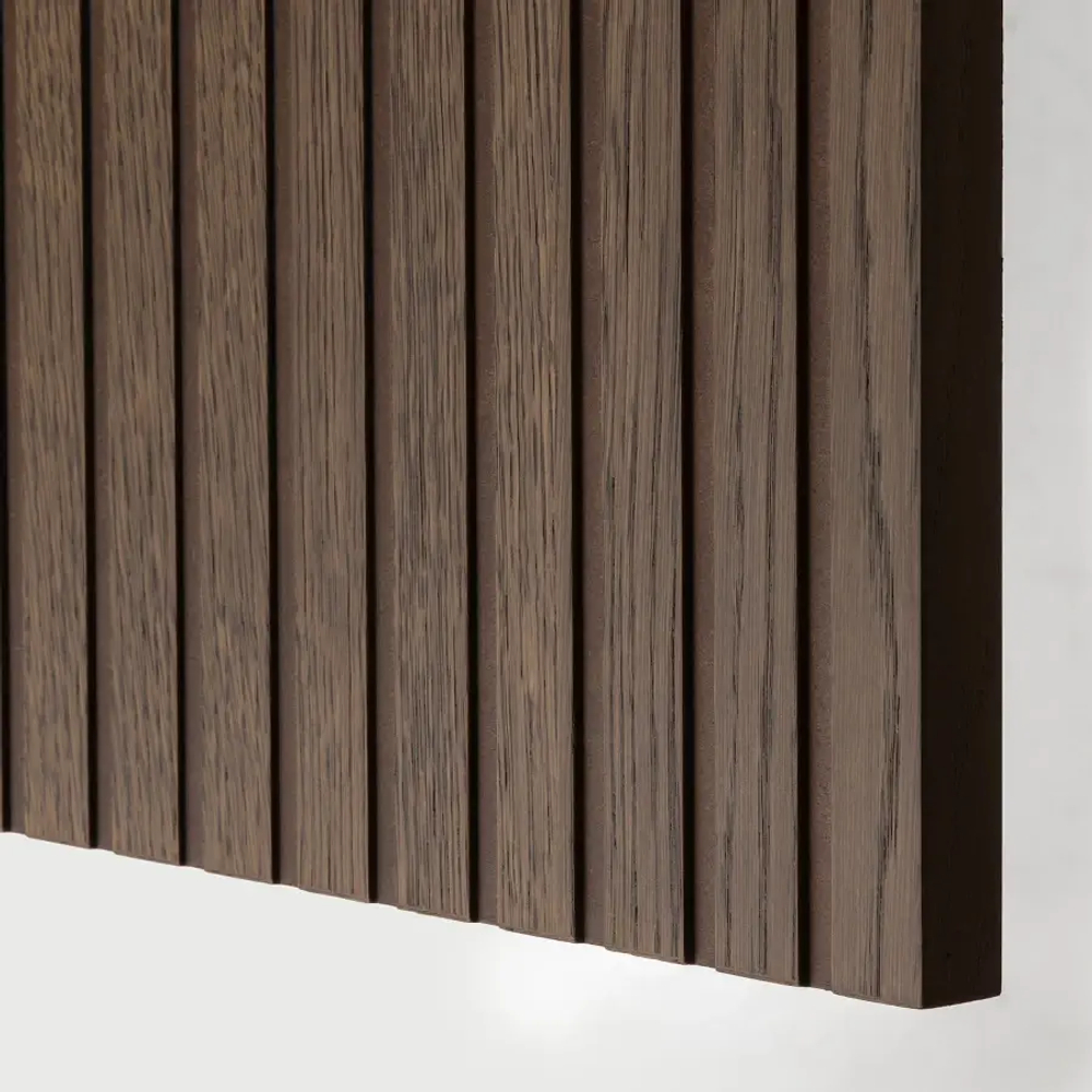 Тумба под ТВ с ящиками - IKEA BESTÅ/BESTA/БЕСТО ИКЕА, 42х48х120 см, черный/коричневый