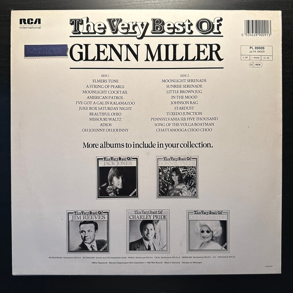 Glenn Miller - The Very Best Of Glenn Miller (Германия 1983г.)