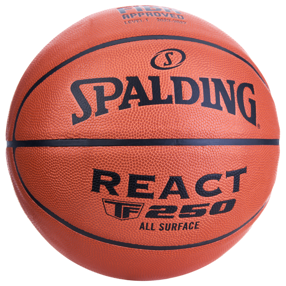 Мяч баскетбольный Spalding TF-250 React 76968z, размер 6, FIBA Approved