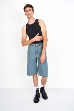 Джинсовые шорты мужские бермуды Men BERMUDA Shorts Green