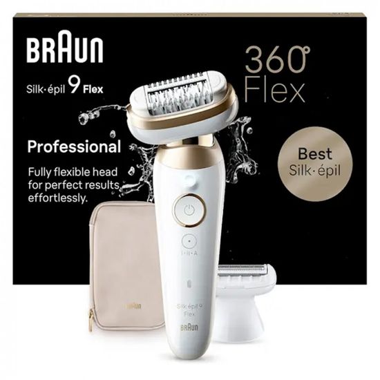 Эпилятор Braun Silk-epil 9 Flex SES 9-041 Gold 3D 360°