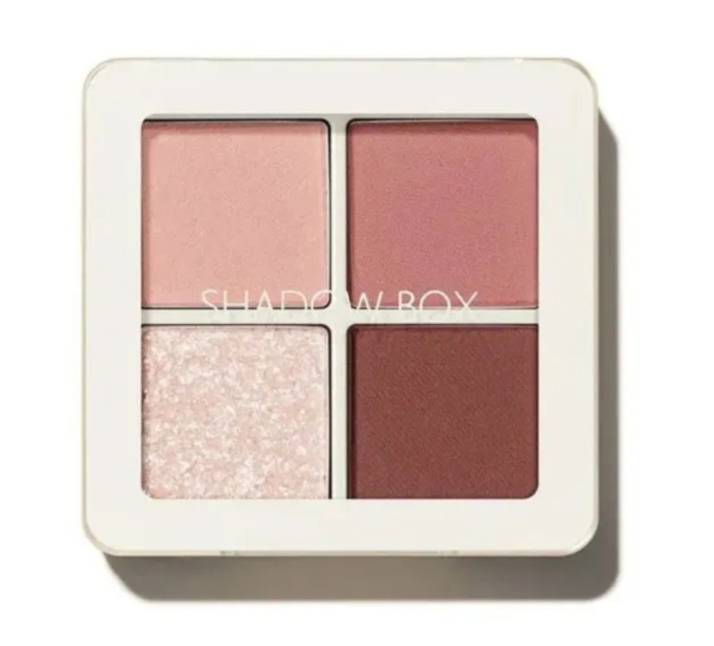 The Saem Saemmul Shadow Box #01 Rosy Ending Палитра теней для век (4 цвета)