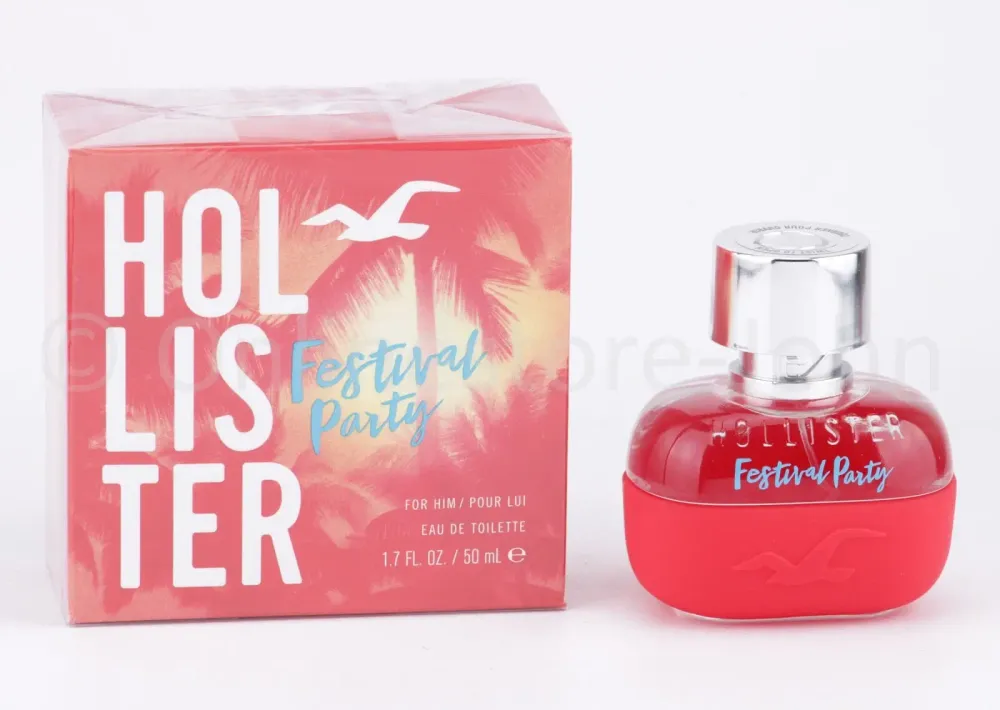 Фестивальная вечеринка Hollister California для мужчин 50 мл EDT