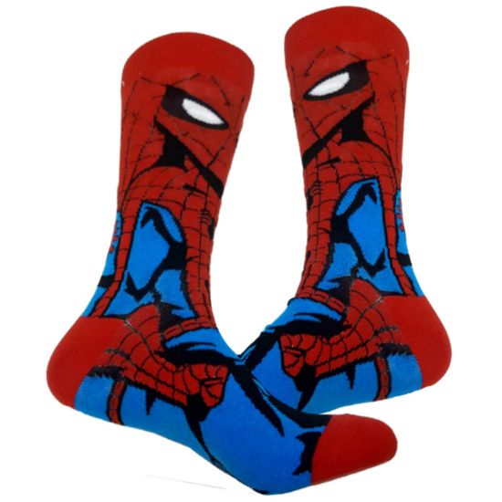 Носки "Человек Паук", р-р 38-44 (красный)