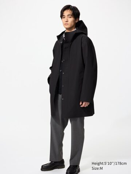 UNIQLO Куртка BLOCKTECH, черный