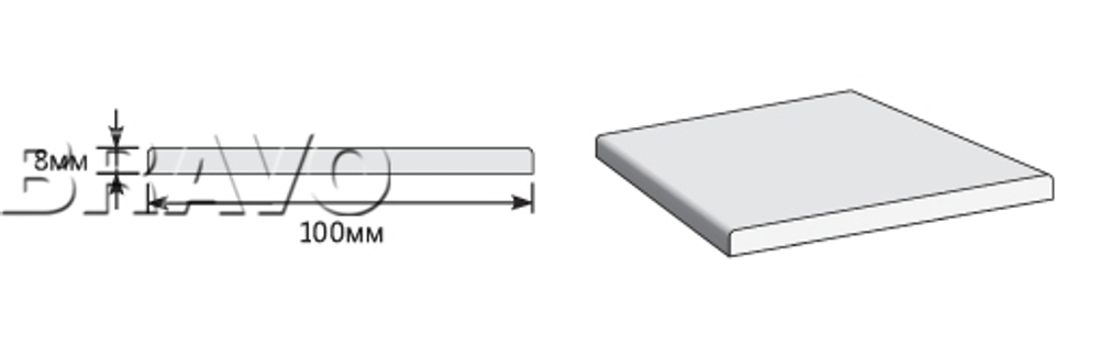 Добор МДФ 2070*100*8