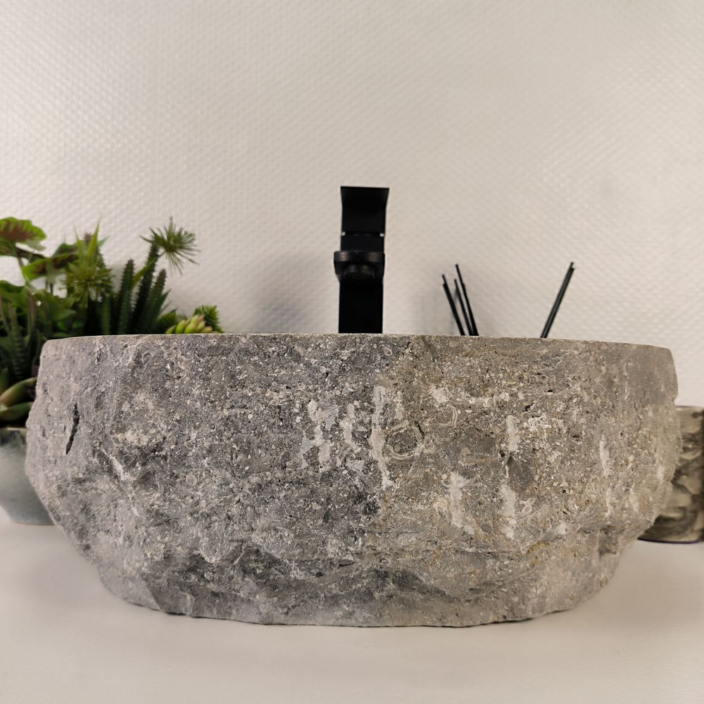 Раковина из мрамора Erozy Grey EM-64802 41*31*15 0190