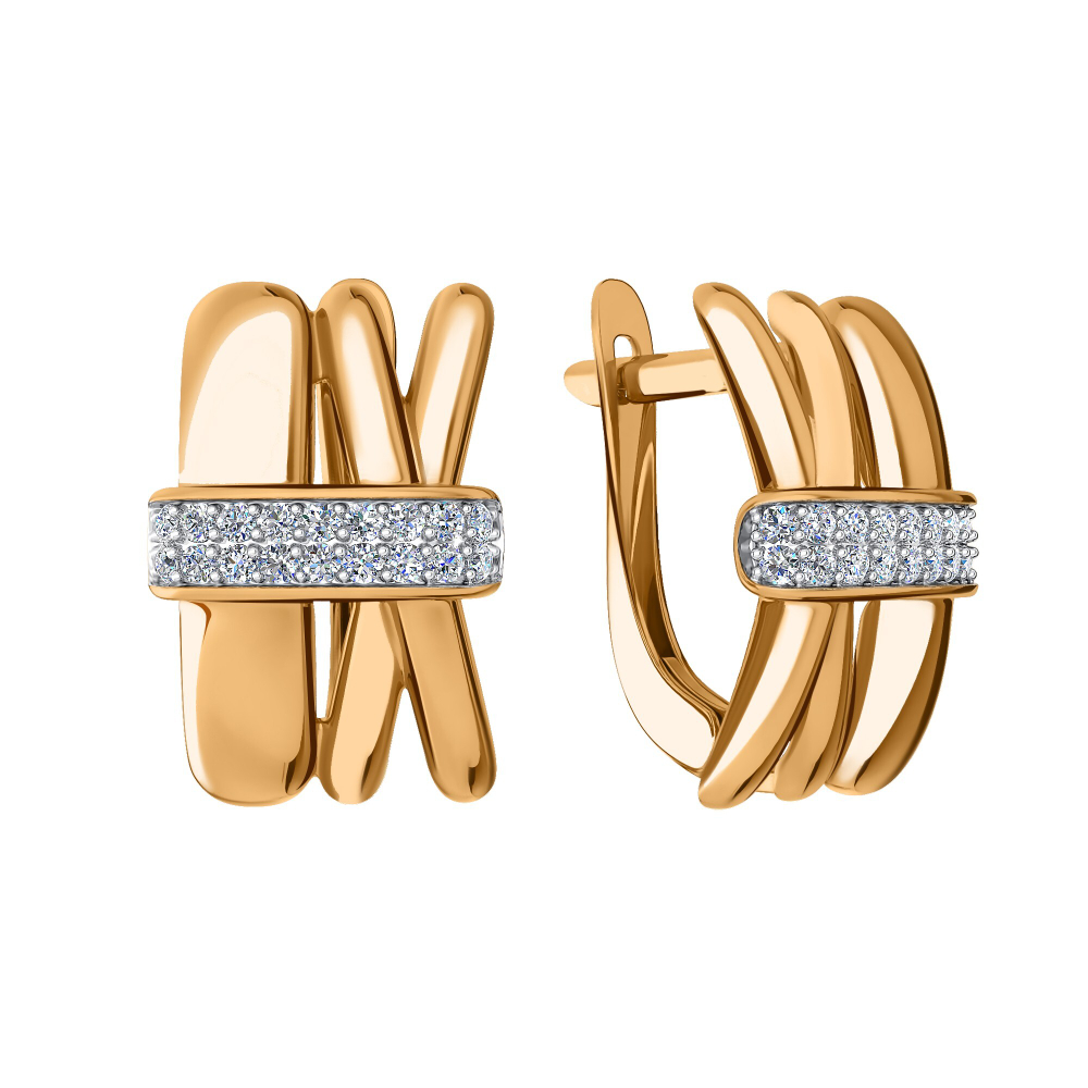 Серьги из золота 585 пробы