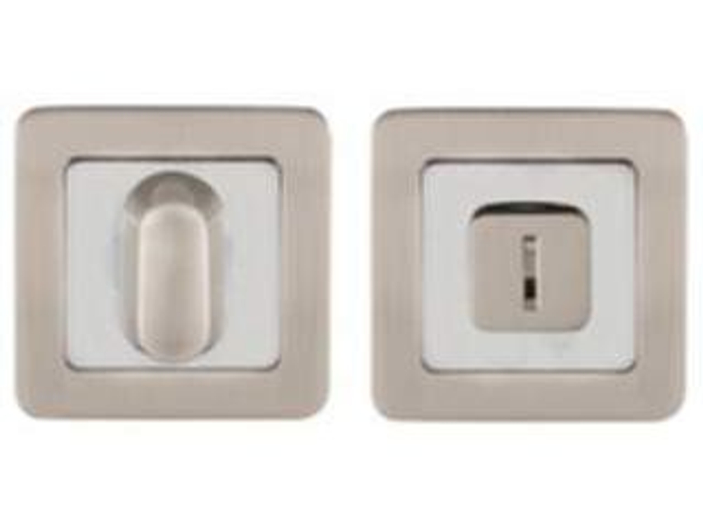 Завертка дверная ВК6 QR SN/CP-3 матовый никель/хром (квадр.)