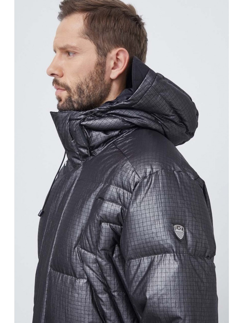 Глянцевый пуховик DOWN JACKET EA7