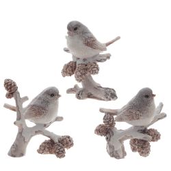 GAEM Фигурка декоративная "Птичка", L9 W5,5 H8,5 см, 3в.