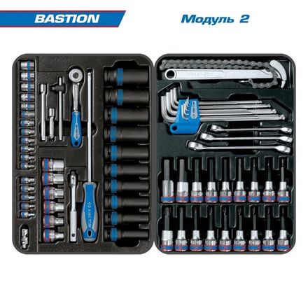 Цена на KING TONY (934-100AMR) Набор инструментов в красной тележке, 204 предмета