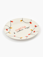 Тарелка новогодняя плоская «Счастья в Новом году!», d=20 см