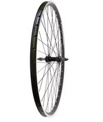 Колесо заднее 27.5" TRIX, профиль алюминиевый, двойной, 36H, фрезерованный, 584х19,6/22,8х20,2мм, A/V, анодированный, черный, втулка алюминиевая, V-br, под трещотку, гайки, черная, спица черная