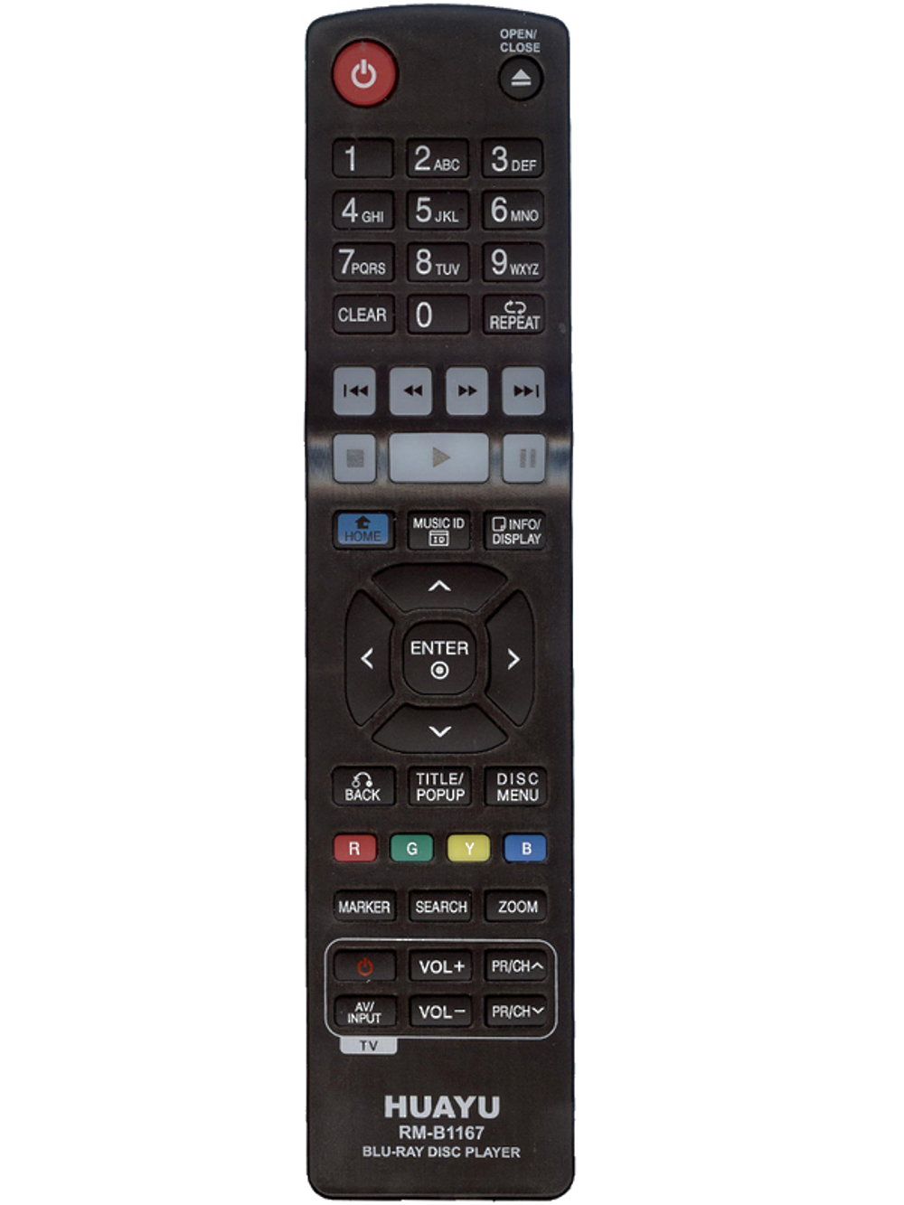 Пульт универсальный для LG RM-B1167   HRM1033