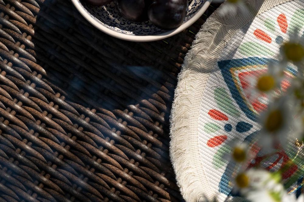 "Прованс" лаунж-зона плетеная из искусственного ротанга, цвет коричневый