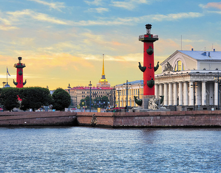 Календарь Трио 295*720мм на 2026г. Ростральная колонна