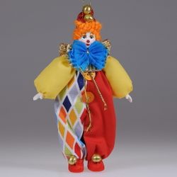 Ёлочная игрушка Рыжий клоун